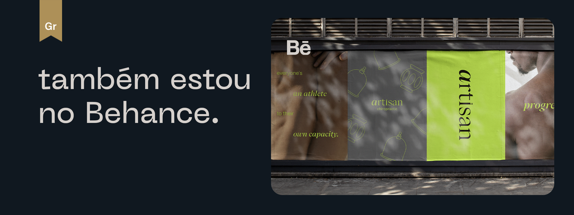 também estou no behance.